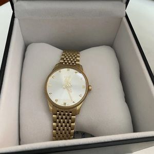 Unisex Gucci G-Timeless SWISS Quartz Gold Tone Stainless